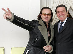 U2 Bono 現身 World Economic Forum